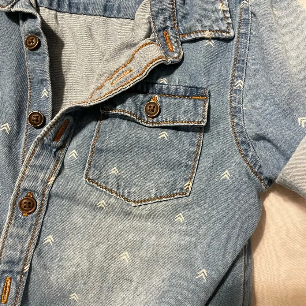 Art Class 18M button up denim shirt - Picture 4 of 4